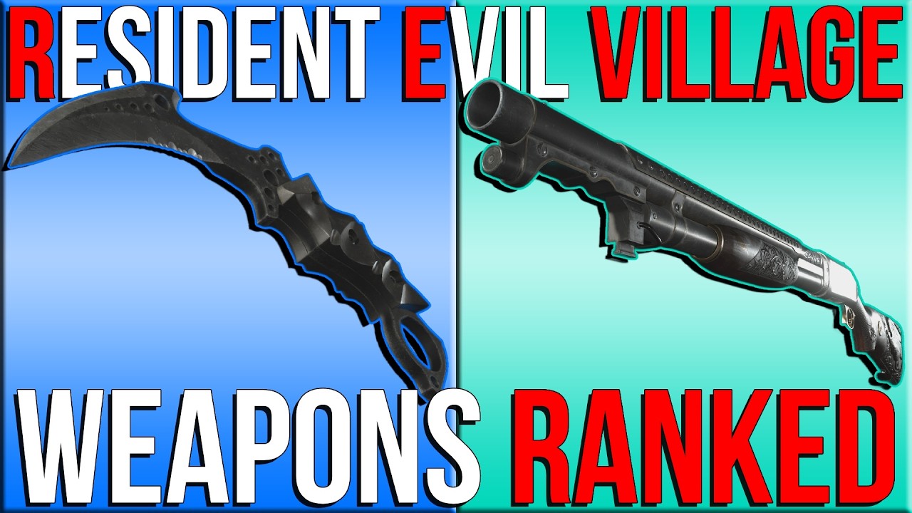 Все виды оружия в RESIDENT EVIL VILLAGE от худшего к лучшему