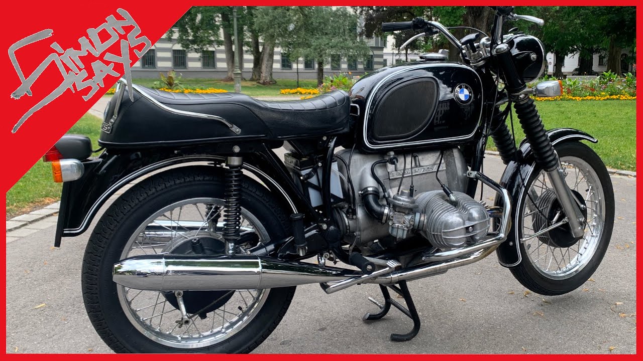 BMW R75/5 bj.71 mit außergewöhnlicher Langschwinge ist endlich wieder auf unseren Straßen / Motovlog
