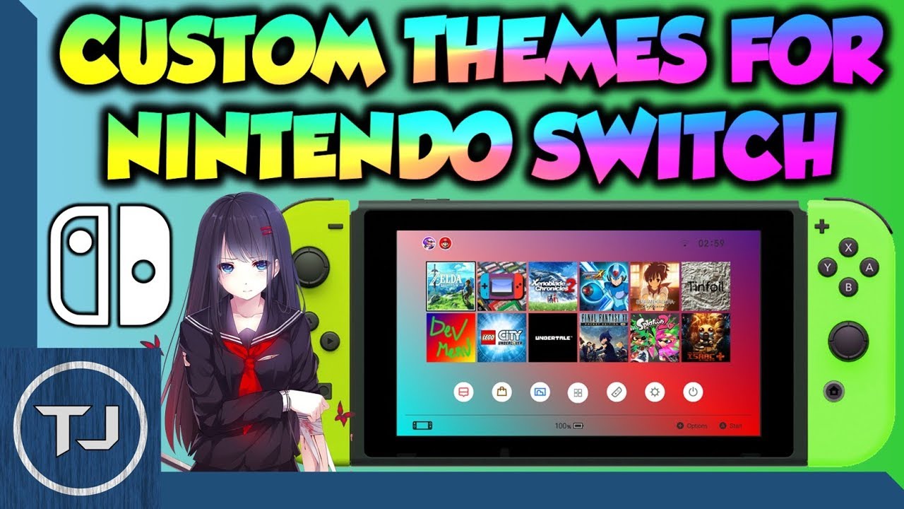Кастомные темы на Switch!