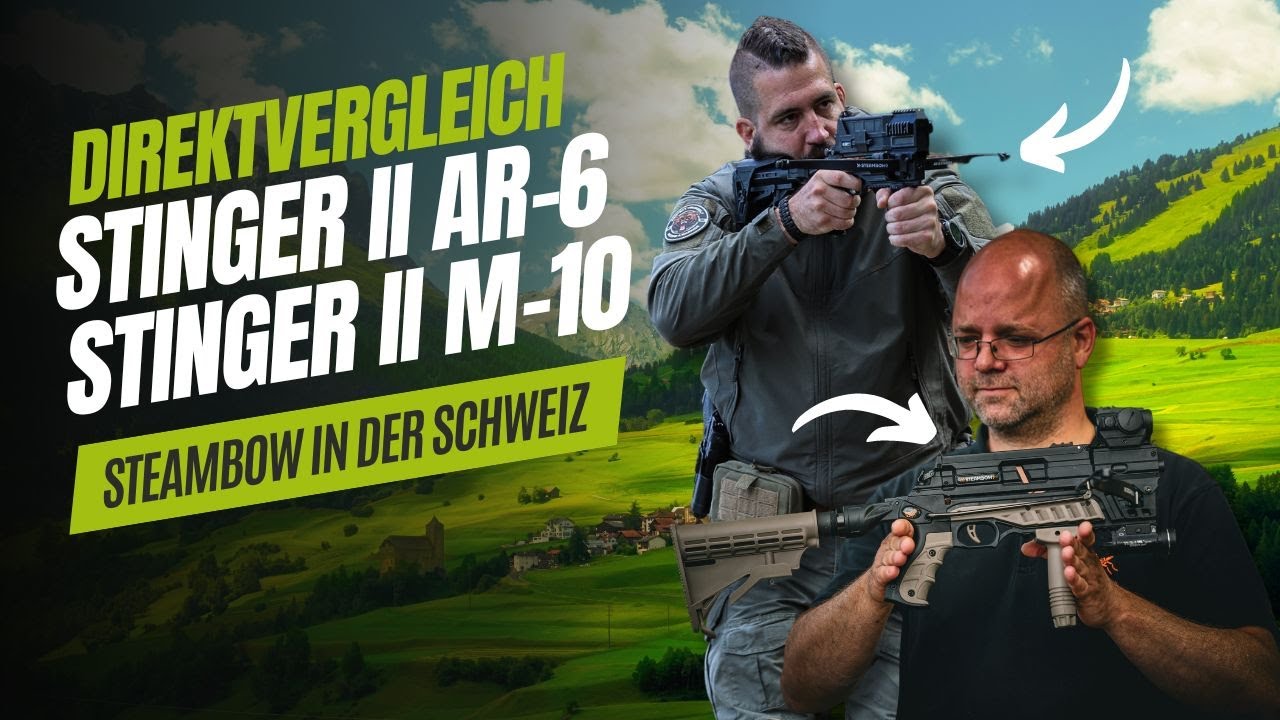 EQUIPMENT-CHECK #13 | STINGER II AR-6 vs. M-10 | Der exklusive Vergleich in der Schweiz  | Teil 3