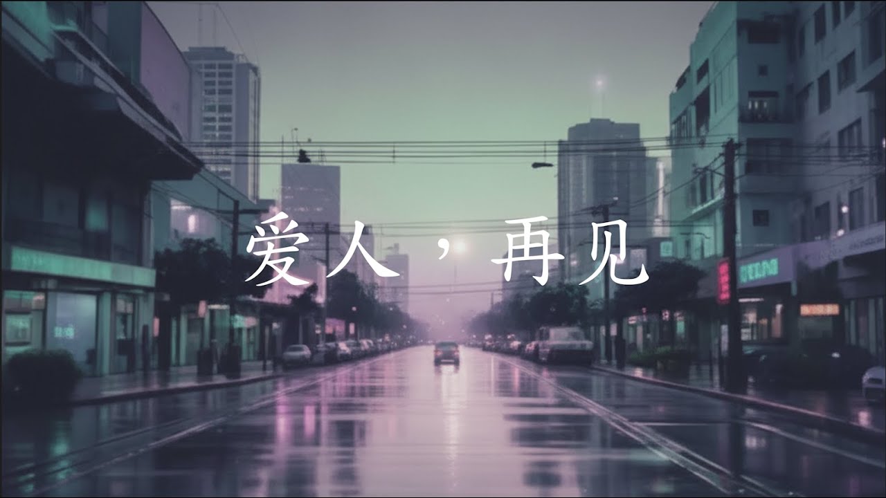 【爱人，再见 My love, goodbye】情歌 | 分手 | 眼淚 | 祝福對方 | Love song | Parting | Tears | Blessing each other