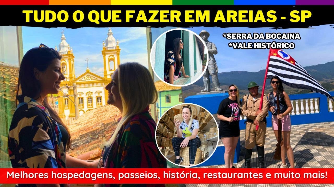 O que fazer em AREIAS São Paulo - Tour Completo com hospedagens, passeios e restaurantes