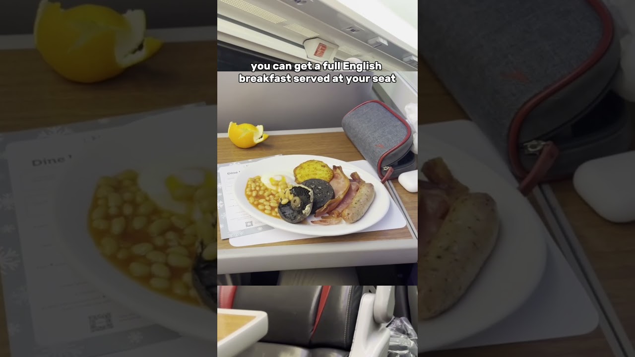 Еда в LNER First: лучше ли она, чем в ресторане DB Bordrestaurant? #поезд #путешествия #lner #uk ...