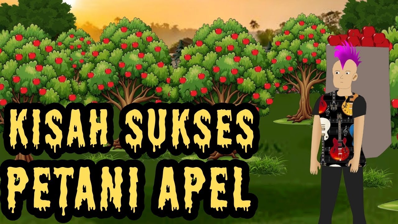 Kisah sukses petani apel, selama yakin dalam berusaha akan selalu di berikan jalannya #animasi