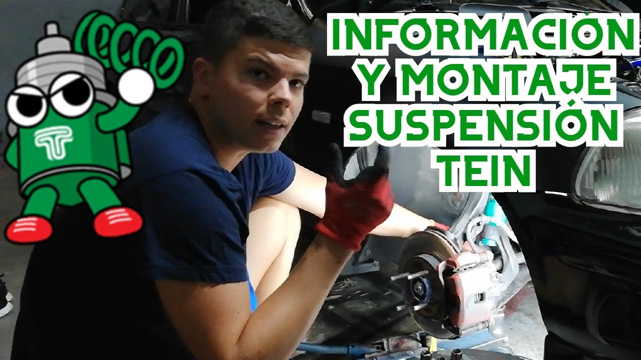 SUSPENSI&Oacute;N TEIN, COMO INSTALAR Y REGULAR  | COILOVERS | DETAIL  INSTALL