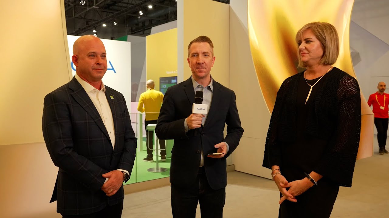 Kyndryl and Nokia video interview with roving reporter at MWC23