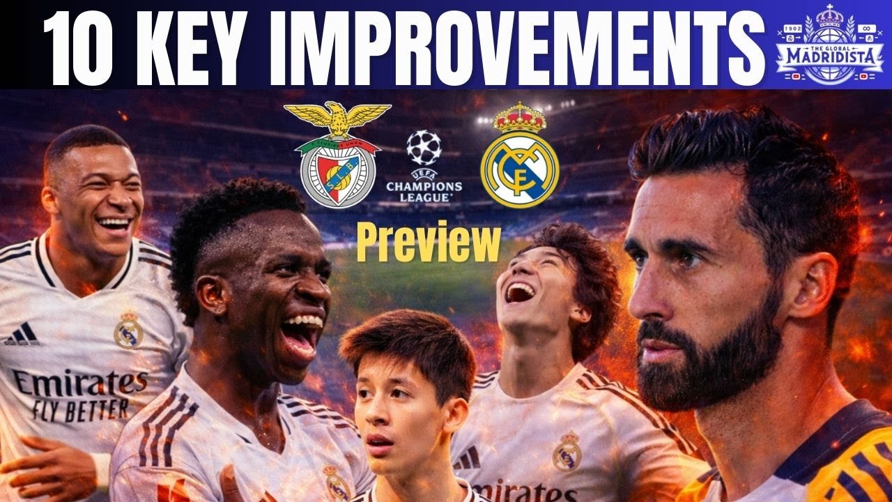 The 10 Keys to Real Madrid's Improvement.