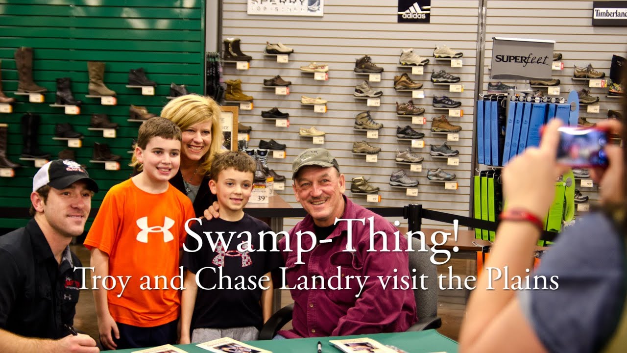 Swamp Thing!: Troy and Chase Landry visit the Plains