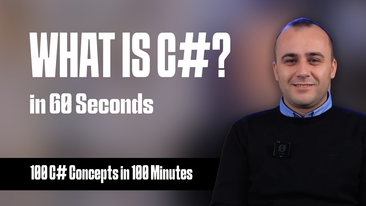 01. Что такое язык программирования C#? (Урок за 60 секунд)