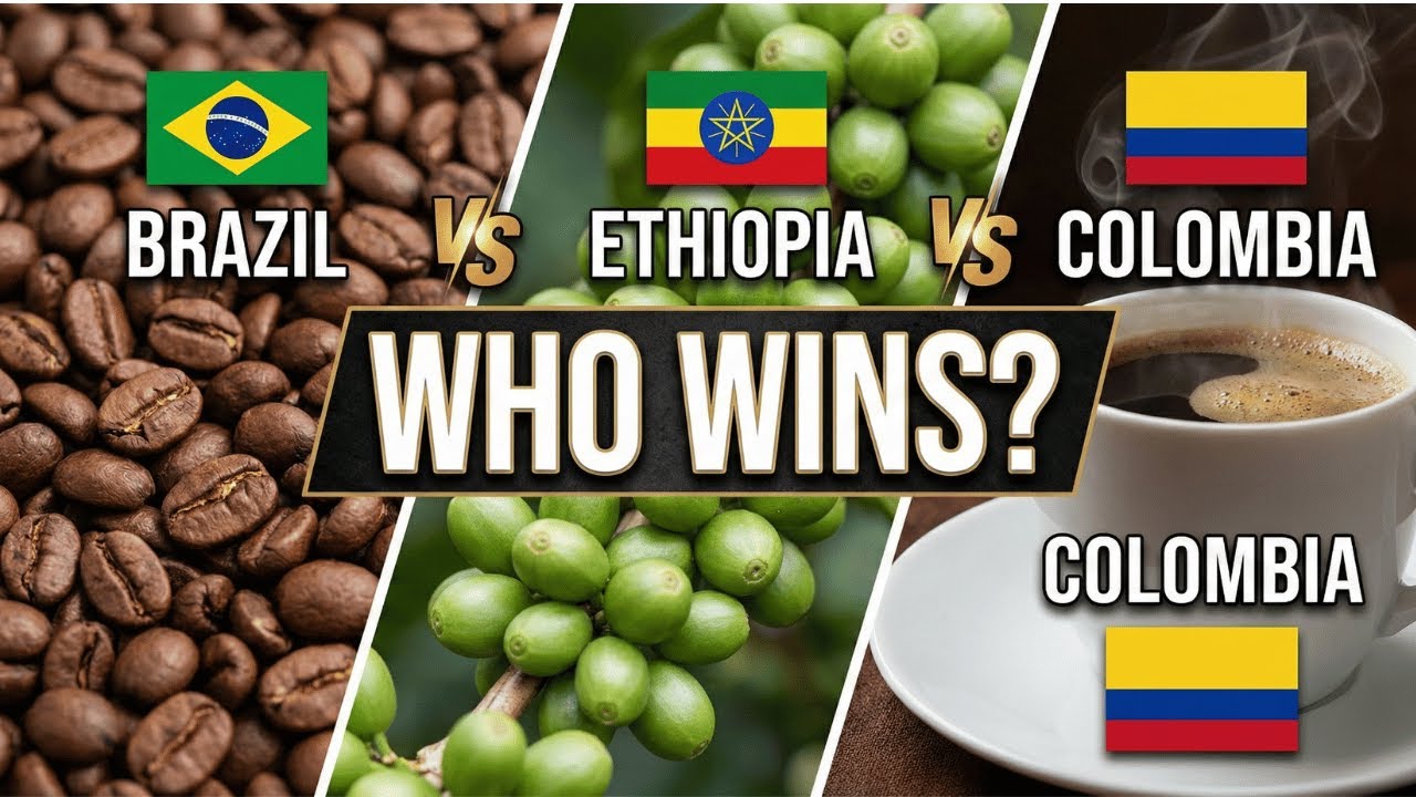 Brazil vs. Ethiopia vs. Colombia: Who Actually Has The Best Coffee?