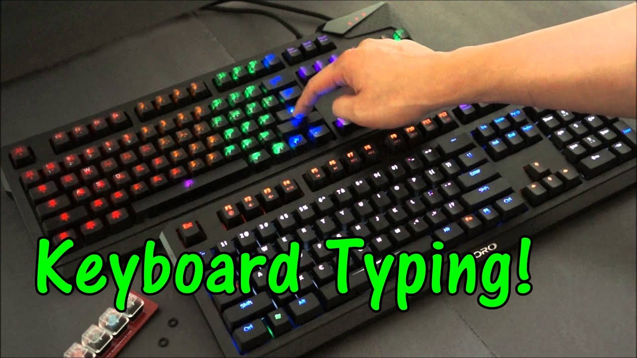 ASMR - Layered Mechanical Keyboard Typing!