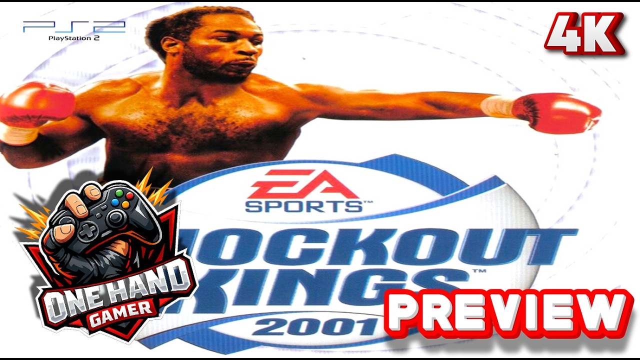 Knockout Kings 2001 PS2 Gameplay 4K First 10 Minutes One Hand Gamer