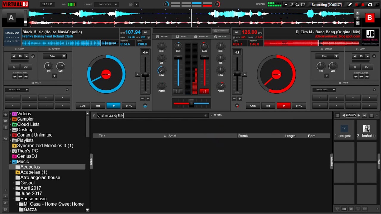 South African house virtual dj mix 2018