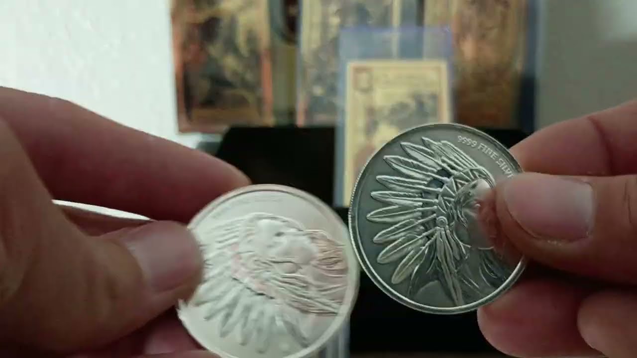 1 oz silver Buffalo Girl Rounds from Scottsdale Mint/SD Bullion