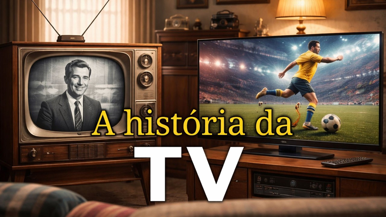 A História COMPLETA da TV: De 1920 até 2026 - Como o Aparelho Mudou o Mundo!