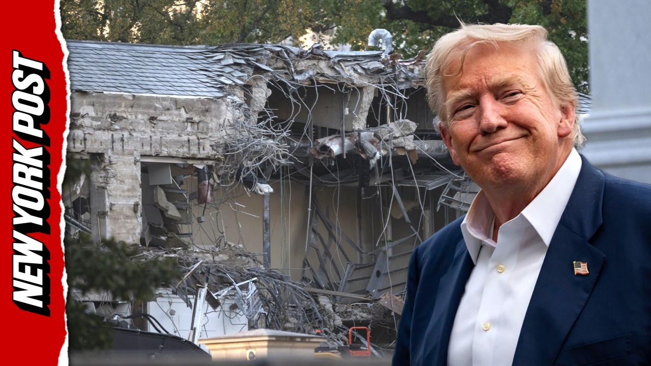 Trump Demolishes White House East Wing to Build $250 Million Ballroom