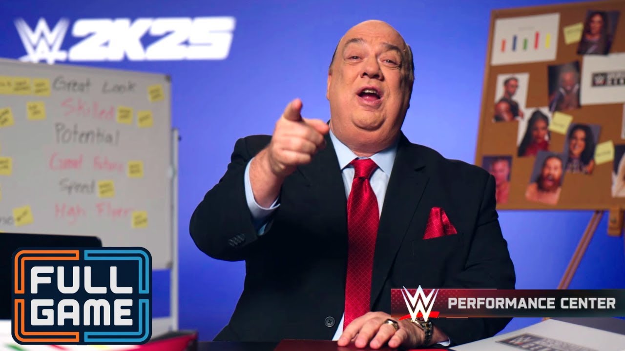 WWE 2K25 Performance Center Gameplay Walkthrough FULL GAME [4K 60FPS]