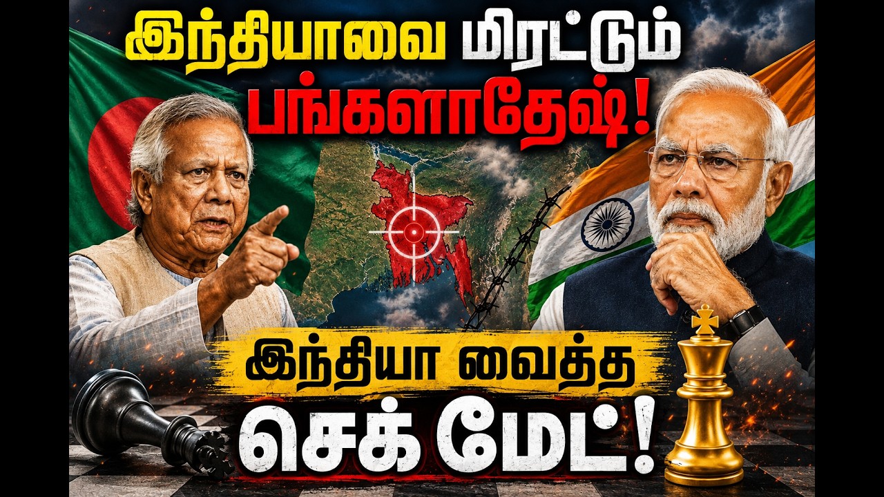 🚨இந்தியாவை மிரட்டும் பங்களாதேஷ்! 😱இந்தியா வைத்த செக் மேட்! ♟️ Geopolitics Tamil