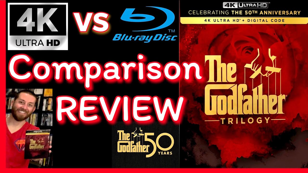 The Godfather 4K UHD Blu Ray Review with Exclusive 4K vs Blu Ray Image Comparison, Trilogy Unboxing