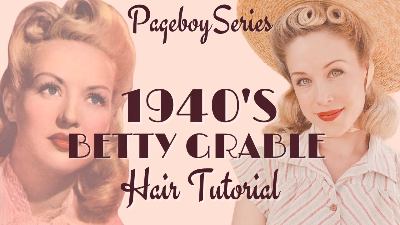 Victory Rolls 1940-х годов | Урок по прическе пажа в стиле Бетти Грейбл