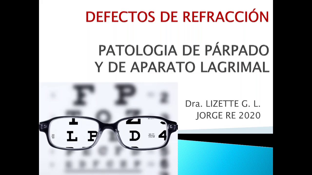 MIOPIA ! HIPERMETROPIA Y ASTIGMATISMO! Orzuelo y Chalazion.