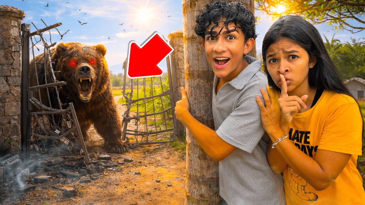 UM URSO FEROZ NO RANCHO! * O PIOR ACONTECEU!!