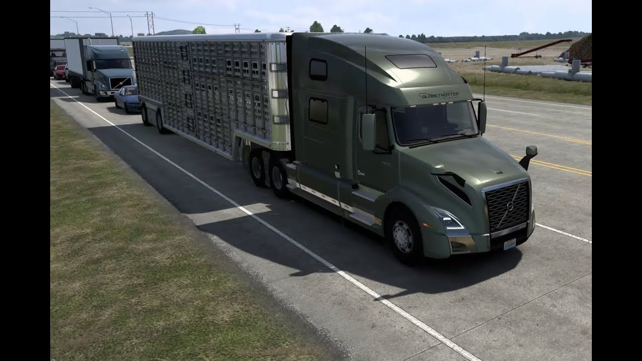 Volvo VNL Hauling Cattle | American Truck Simulator