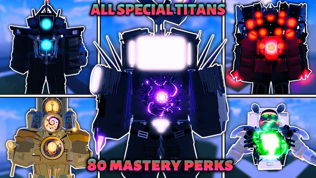 ALL SPECIAL TITANS MASTERY PERKS ! [ ST: Blockade Battlefront ] #roblox #towerdefense