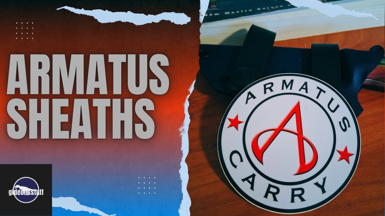 Checking Out Two Sheaths Made By Armatus Carry