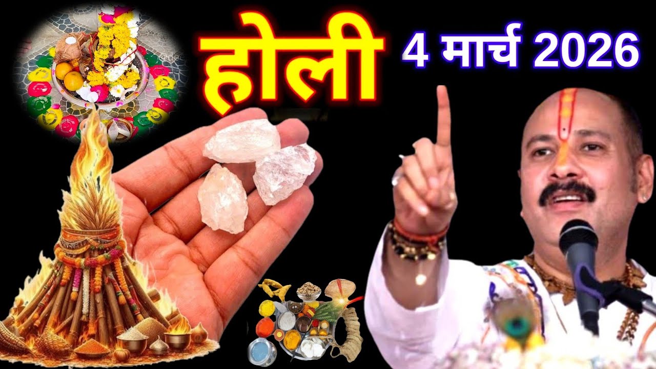 होली 2026 के दिन जहां मिले देखते ले आना लेना मात्र 24 घंटे में बदल देगी आपकी || Pradeep Ji Mishra