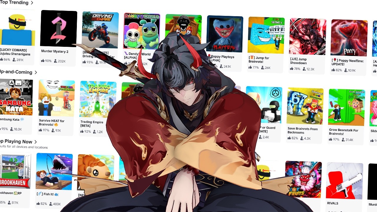 (Vertical) Checking out the MOST POPULAR ROBLOX games! 🐲【VTuber EN】