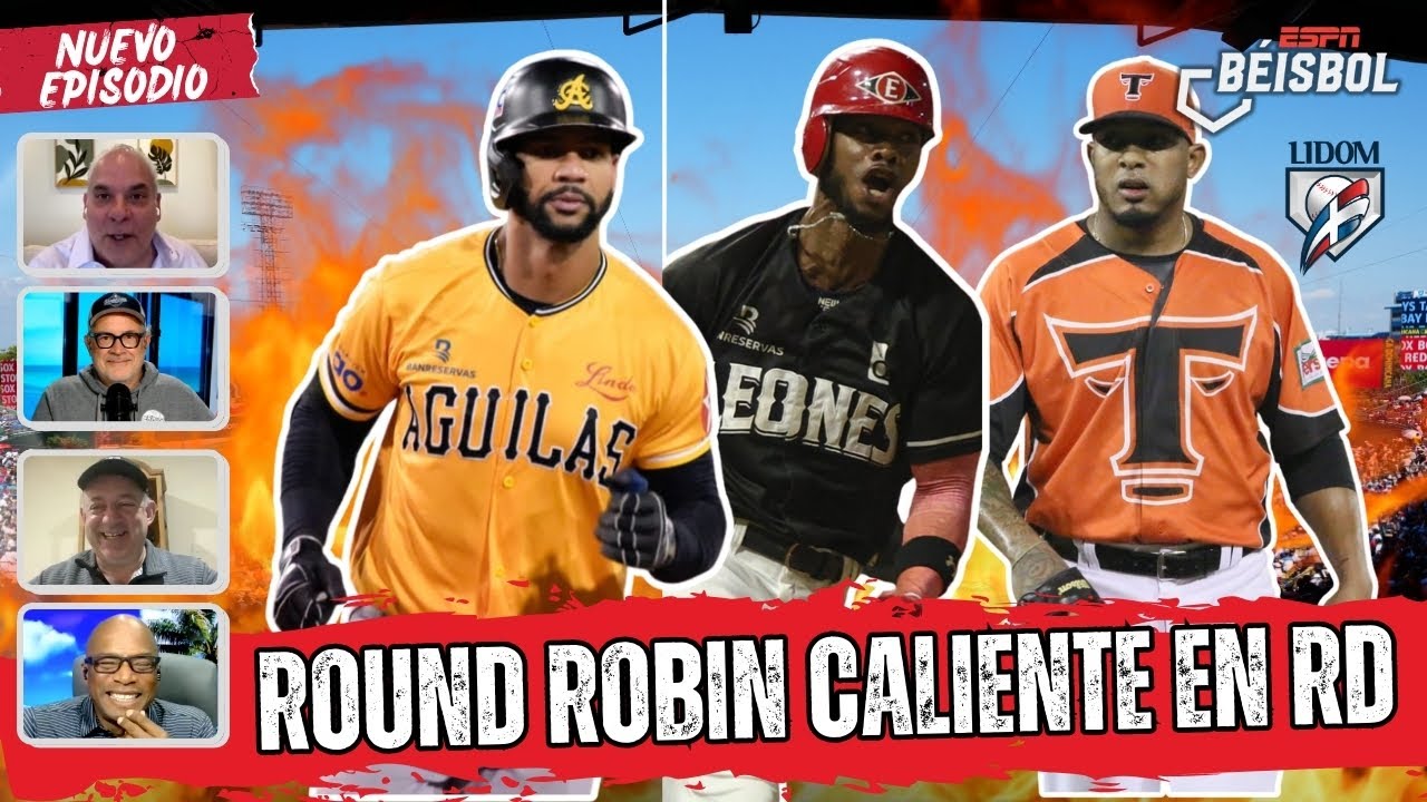 El round robin en REP&Uacute;BLICA DOMINICANA ya es de 3 EQUIPOS. &Aacute;GUILAS, LEONES Y TOROS | ESPN Beisbol