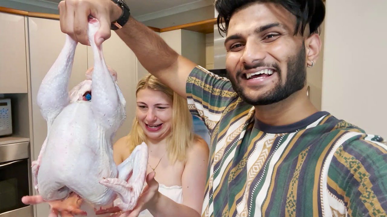 My Indian Fiancée 1st Time Celebrating American Thanksgiving