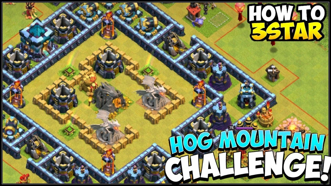 How to 3 Star the Hog Mountain Challenge (Clash of Clans)