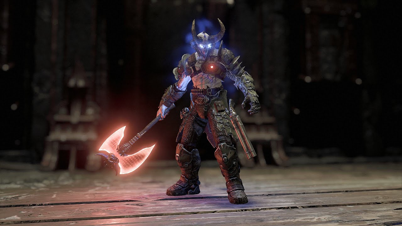 Fighting a Possessed Marauder | DOOM Eternal: The Ancient Gods Part One