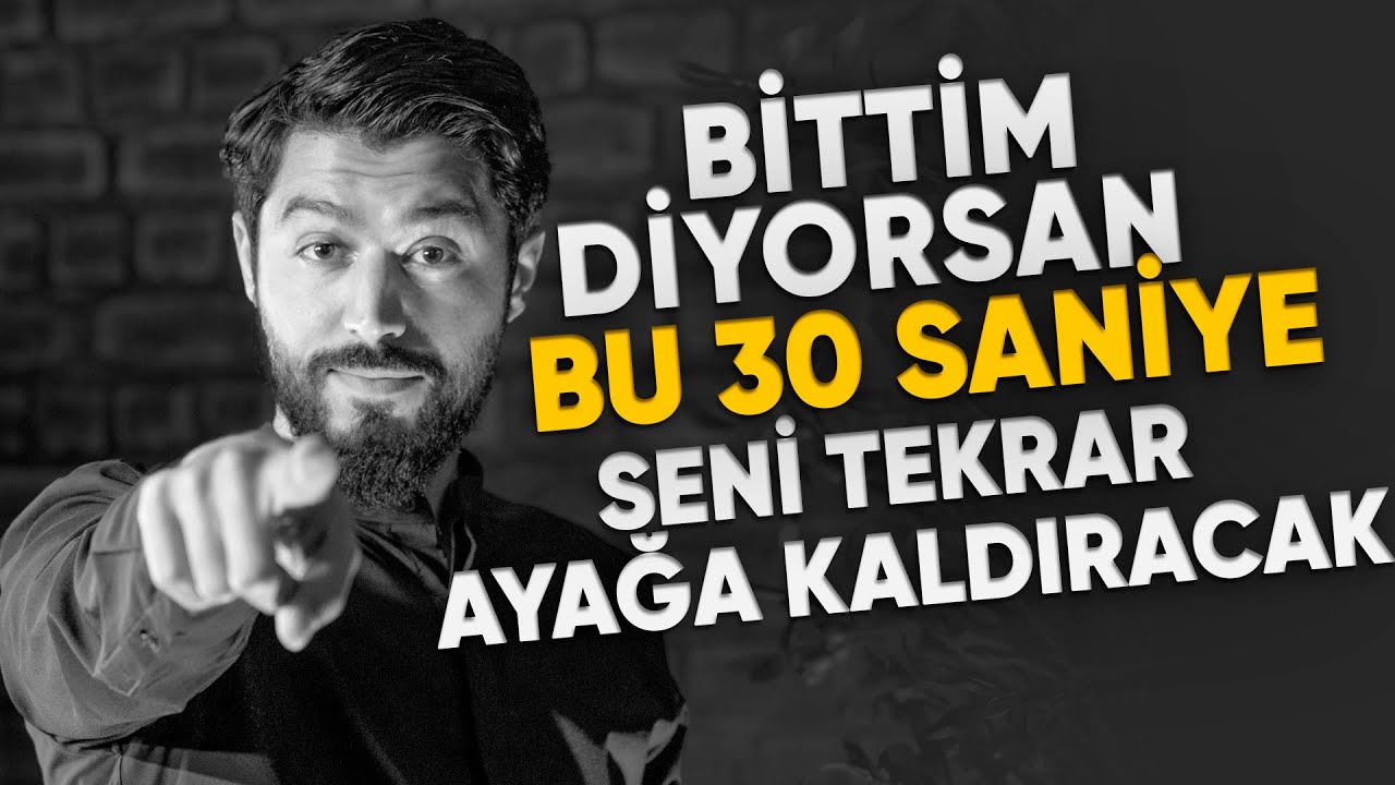 BİTTİM DİYORSAN BU 30 SN SENİ TEKRAR AYAĞA KALDIRACAK ! - Onur Kaplan #shorts