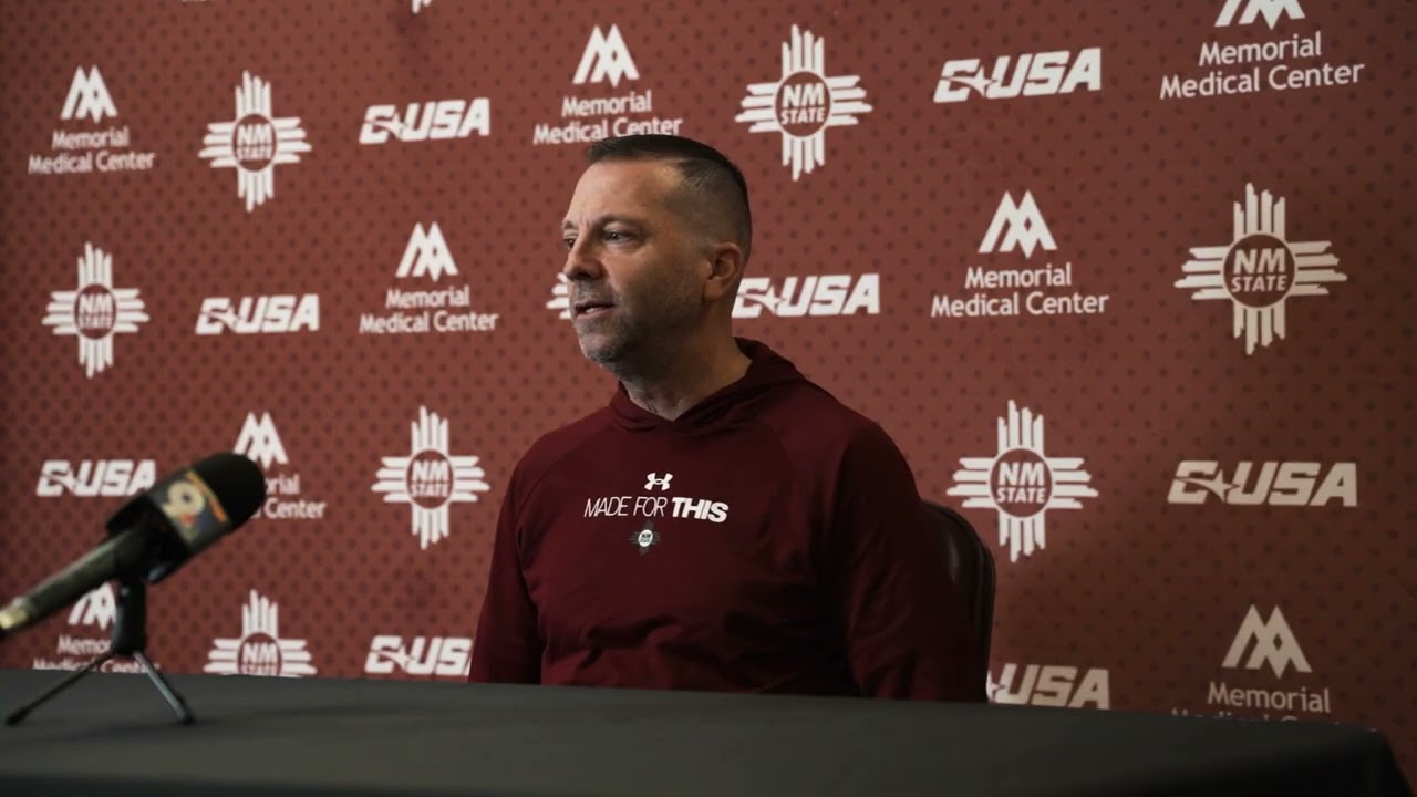 NM State Men's Basketball Presser Jan. 19