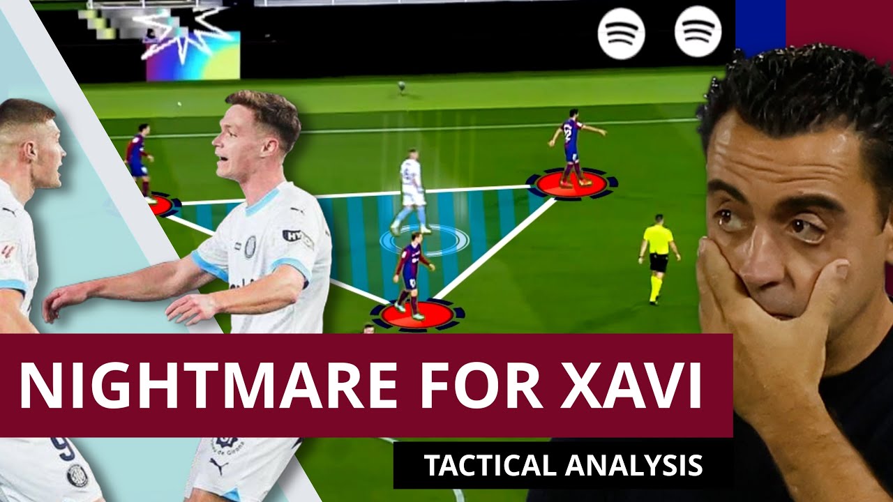 How Girona defeated Barcelona? Michel's Secret | Tactical analysis