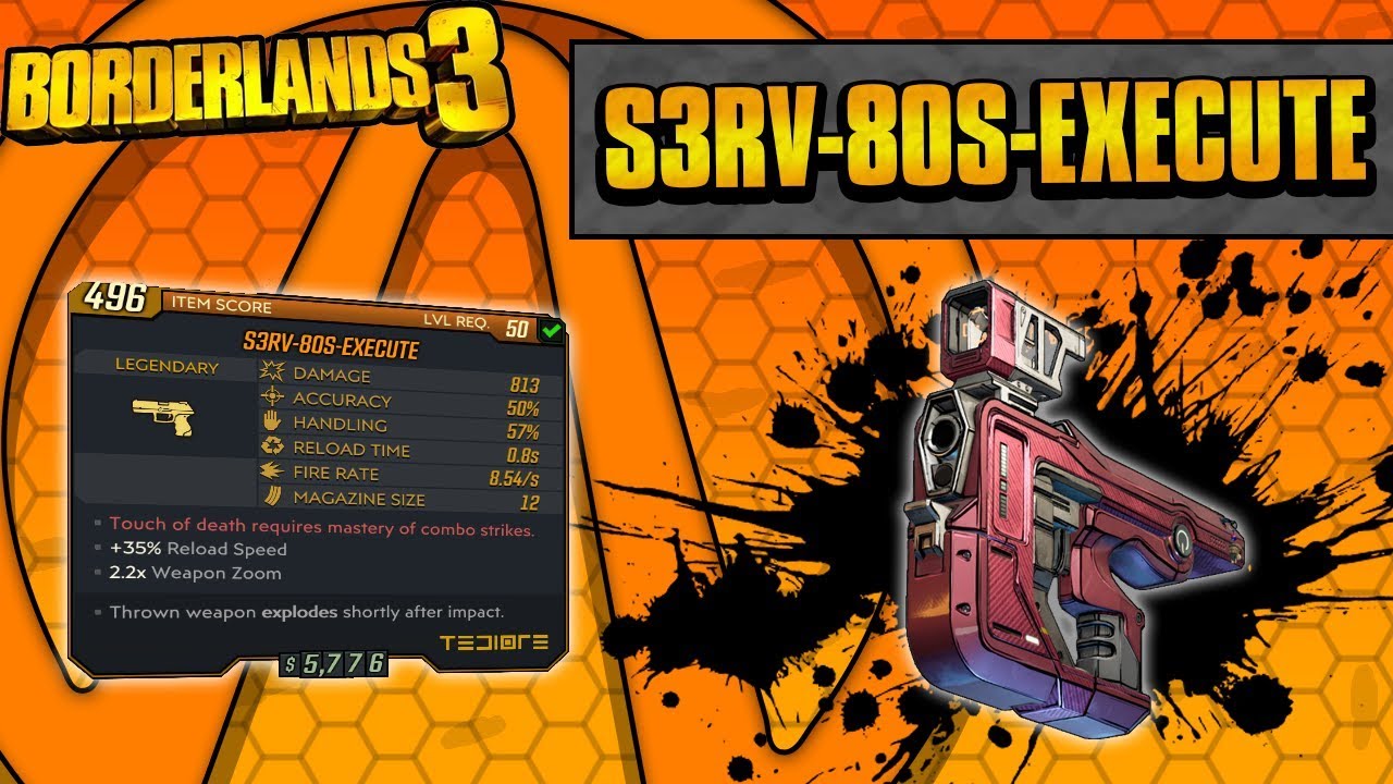 Borderlands 3 | S3RV-80S-EXECUTE Legendary Weapon Guide (Gives You 300% Bonus Damage For Anything!)