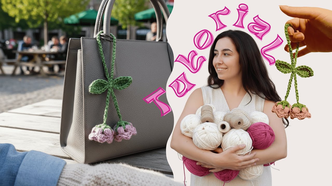 🌸 El accesorio perfecto 🌸 Enganche Flor a crochet 🌸
