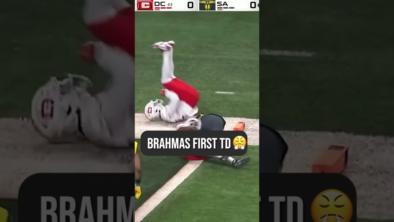 Brahmas FIRST TD of the season! 🐂😤#ufl #brahmas