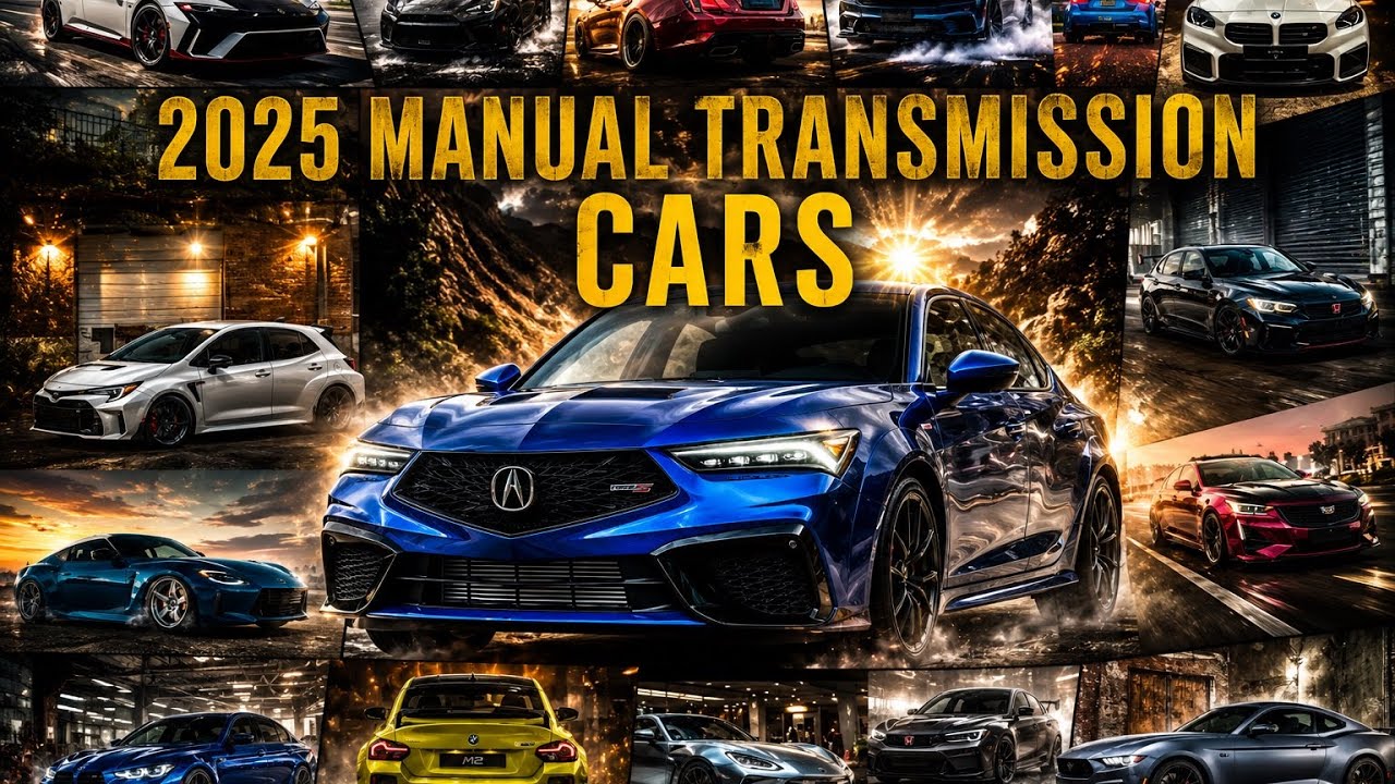 2025 cars that still have manual transmission!