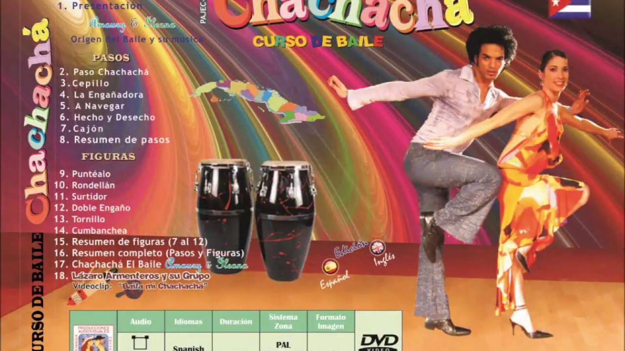 Cap&iacute;tulo.08-17. Pasos. Resumen bailado-Chachach&aacute; Cubano-Curso de baile Castellano
