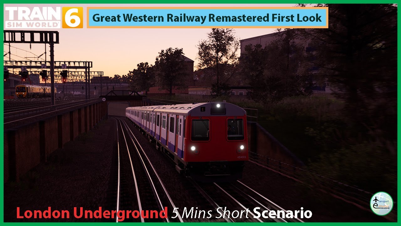 TSW 6: Great Western Railway Remastered — первый взгляд | Лондонский метрополитен, поезд Class 48...
