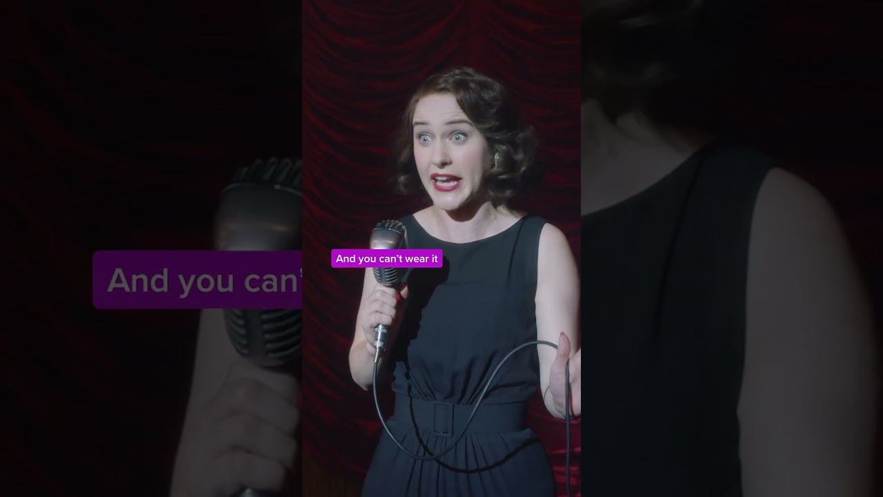 Midge Maisel knows how to speak on it!! | The Marvelous Mrs. Maisel