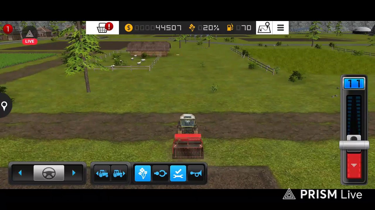 Live streaming of Smart Farming