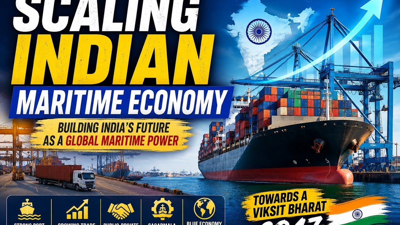 🌍 Scaling Indian Maritime Economy Through Sagarmala Project 🚢