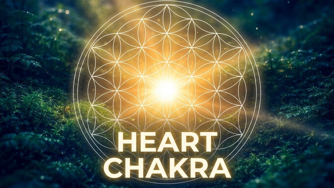 528 Hz Heart Chakra Deep Healing 🌿 1 Hour Meditation Music