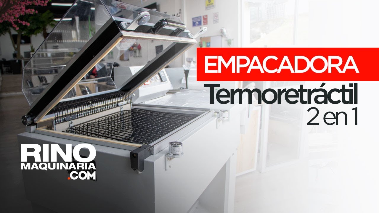 Empacadora Termoretractil 2 en 1⭐ I Corta, Sella y Termoencoge