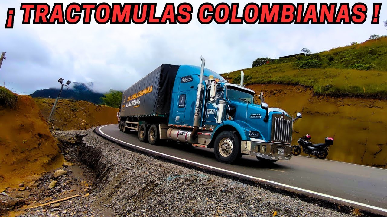 🚧TRACTOMULAS COLOMBIANAS | ASI QUEDO EL PASO EN ROSAS CAUCA-TRAMO PELIGROSO  (final inesperado)🌎🚦🚧